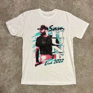 Unisex Sam Hunt 2022 Concert T-Shirt Size Medium